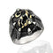 Bague Loup en Acier
